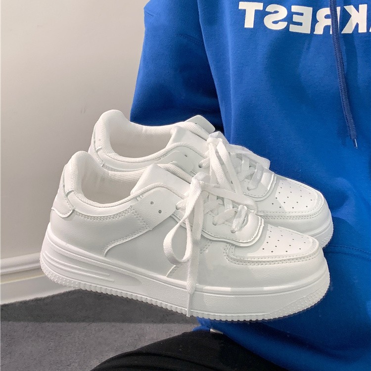Vans Shoes Old Skool - Zapatillas Deportivas Blancas con Plataforma para