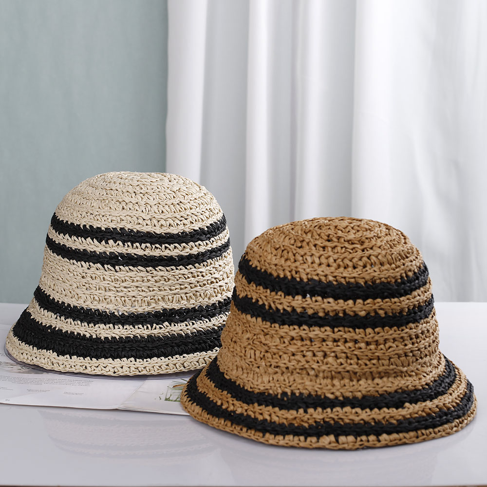 Sombrero de playa para mujer,  - Bucket Hat Straw reseña y precio