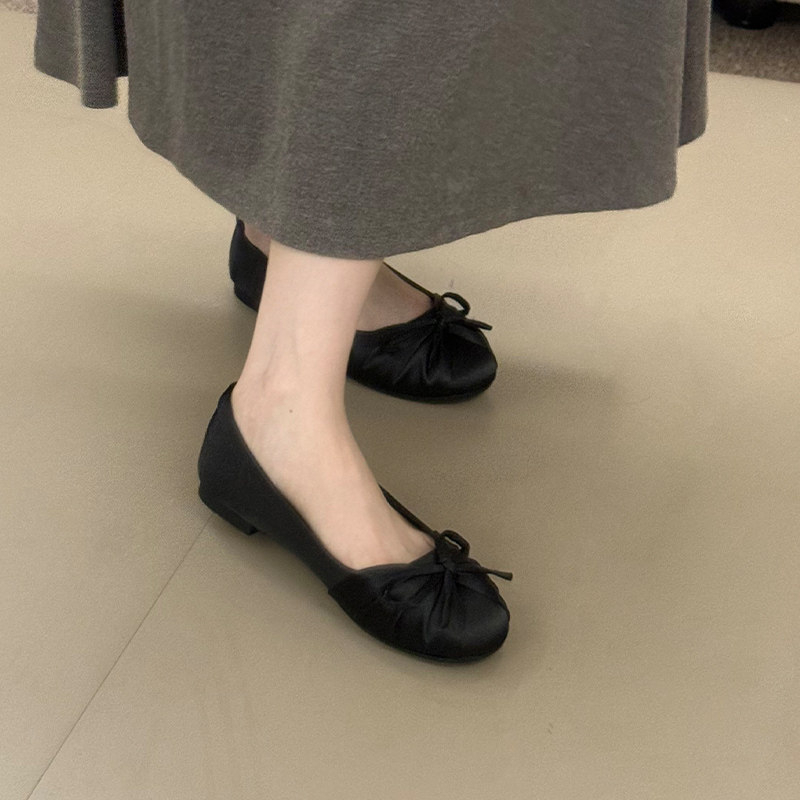 Nuevos Zapatos Planos de Satén - Espadrille Slip On reseña y precio