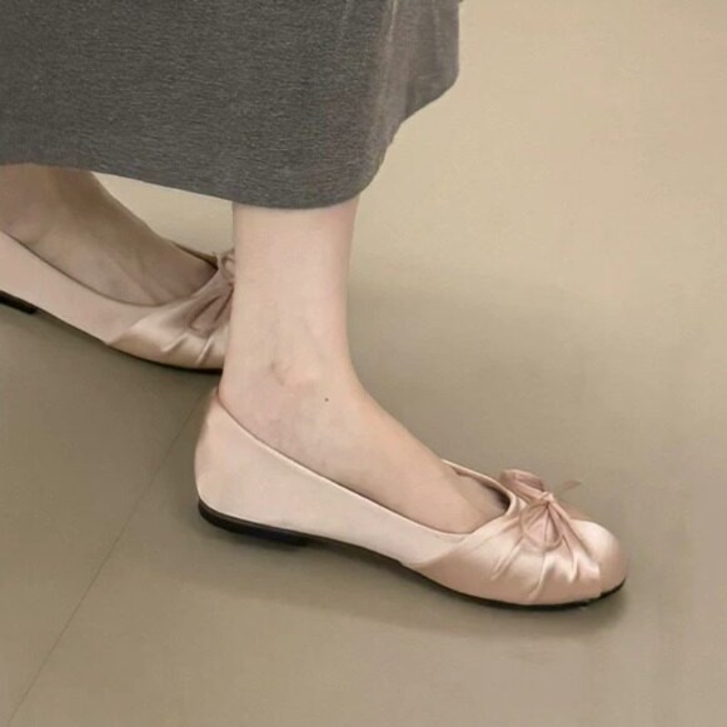 Nuevos Zapatos Planos de Satén - Espadrille Slip On reseña y precio