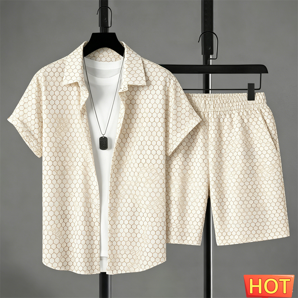 Conjunto de Camisa para Hombre - Shirt Camp Collar reseña y precio