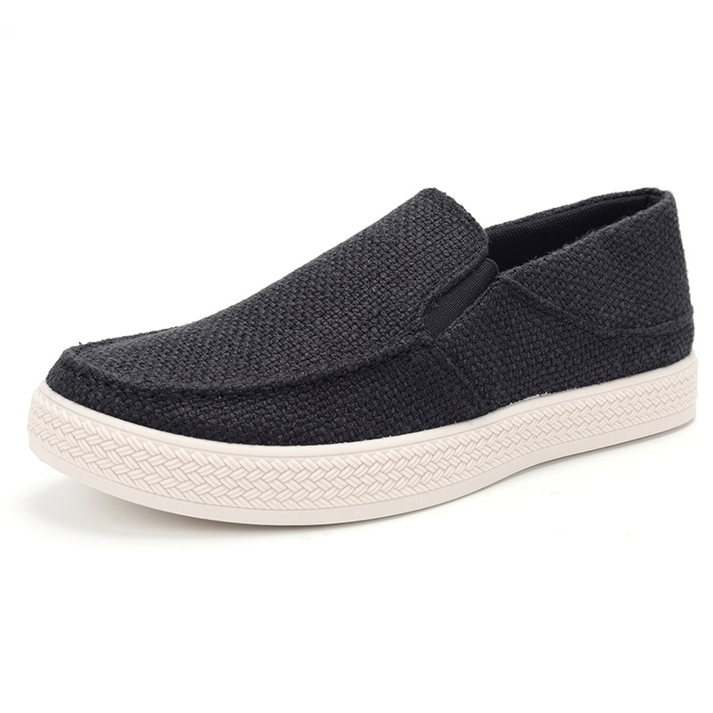 Mocasines de lino para hombre, - Espadrille Slip On reseña y precio