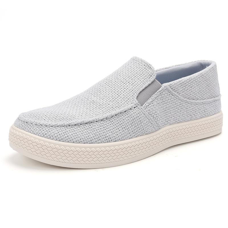Mocasines de lino para hombre, - Espadrille Slip On reseña y precio
